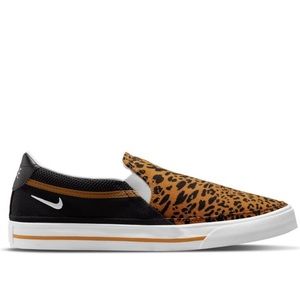 Nike court slip on - leopard- 8